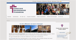 Desktop Screenshot of ev-kirche-steinenbronn.de